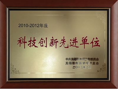 科技創(chuàng)新先進單位